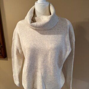CAbi cowl neck sweater - ivory - size M